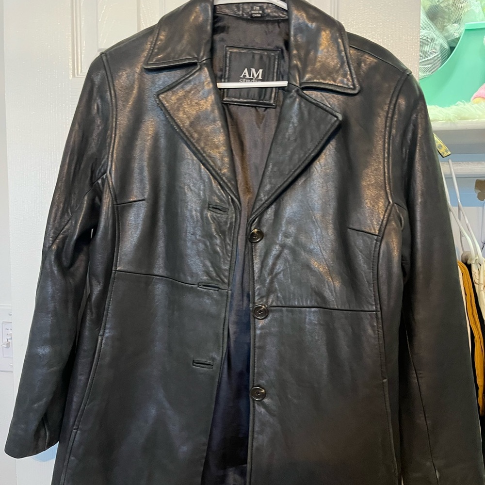 Women's Black Leather Jacket